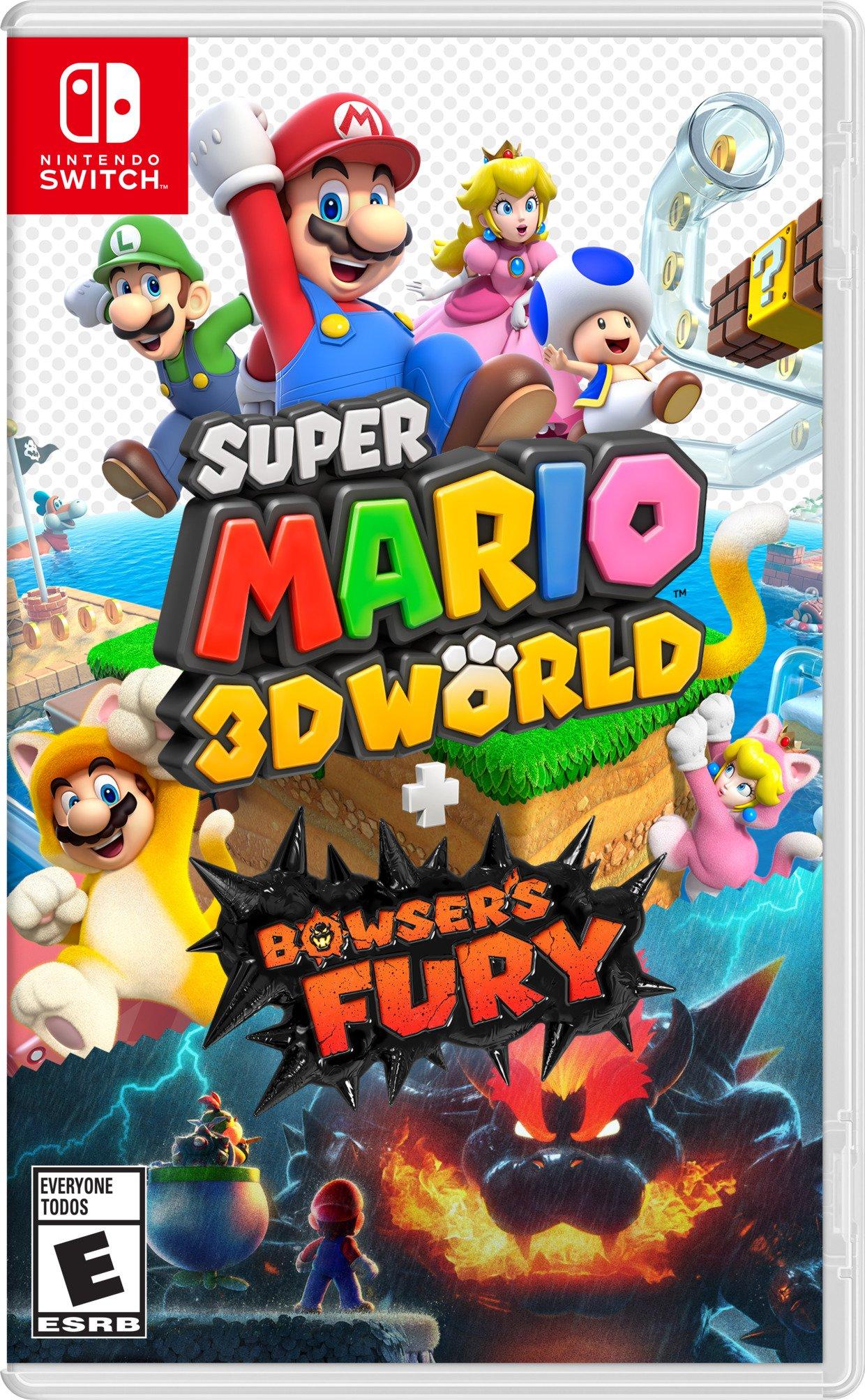 Video Game Cover of Super Mario 3D World + Bowser's Fury