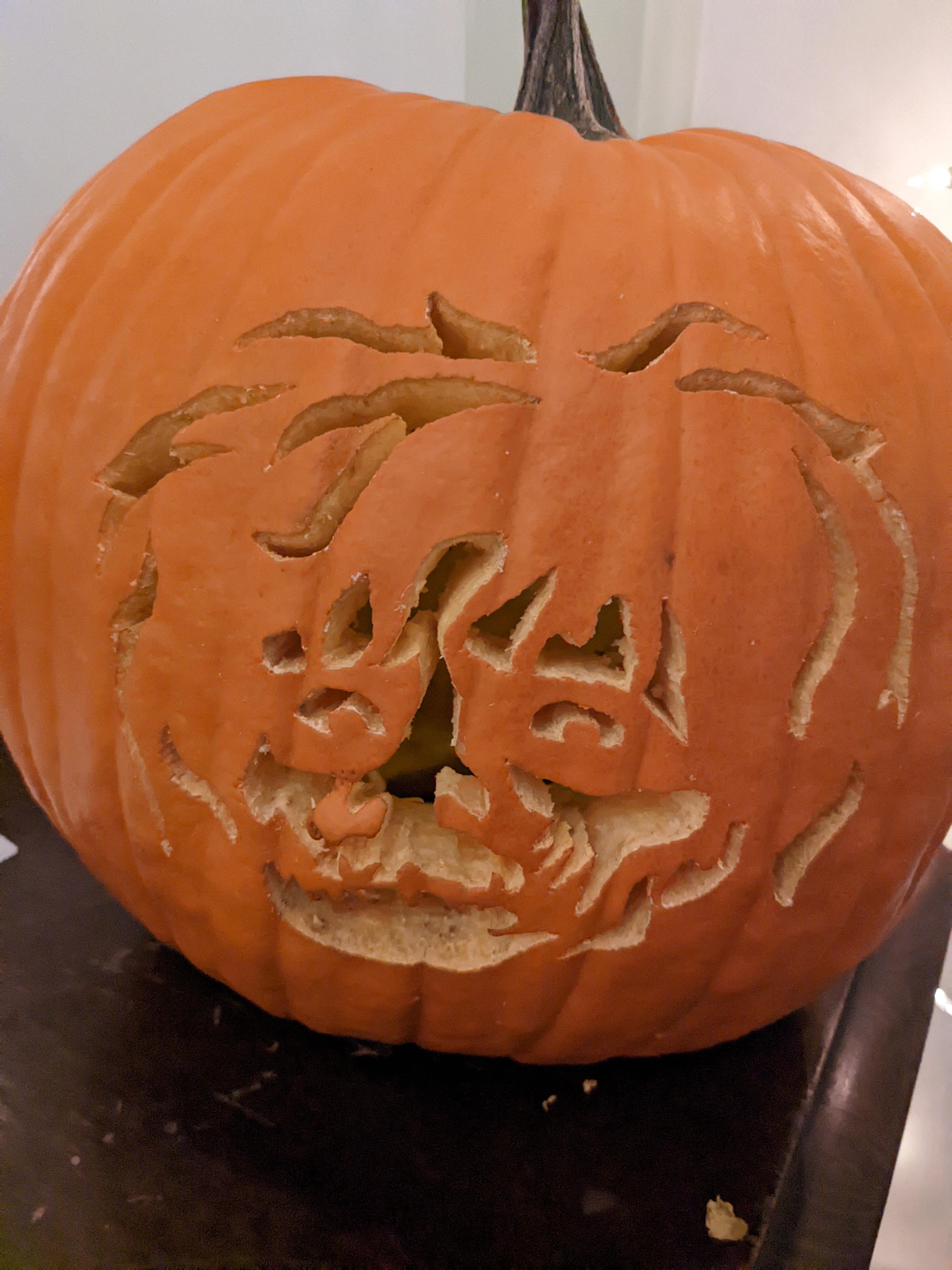 carved pumpkin