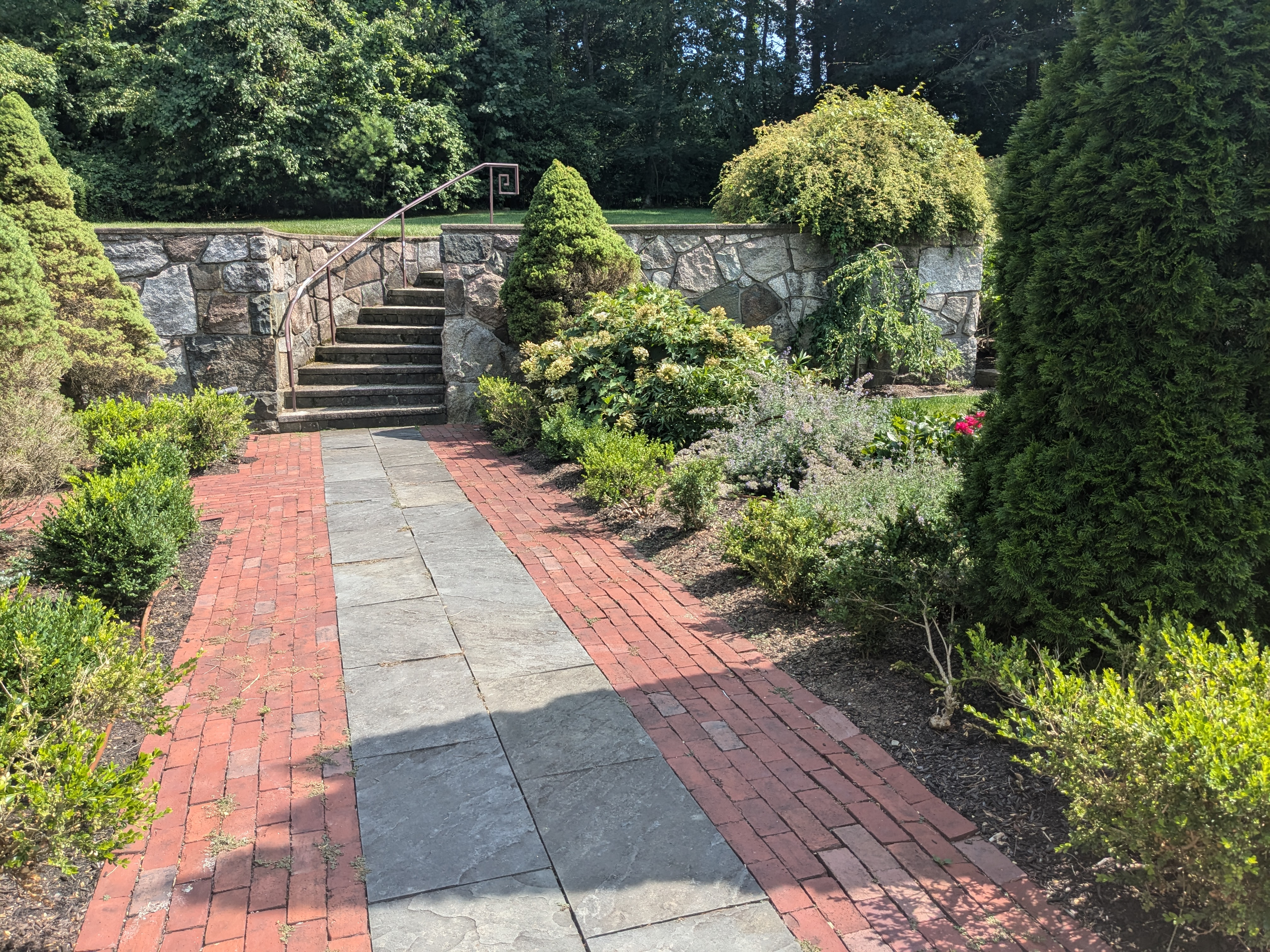 Garden south stairs