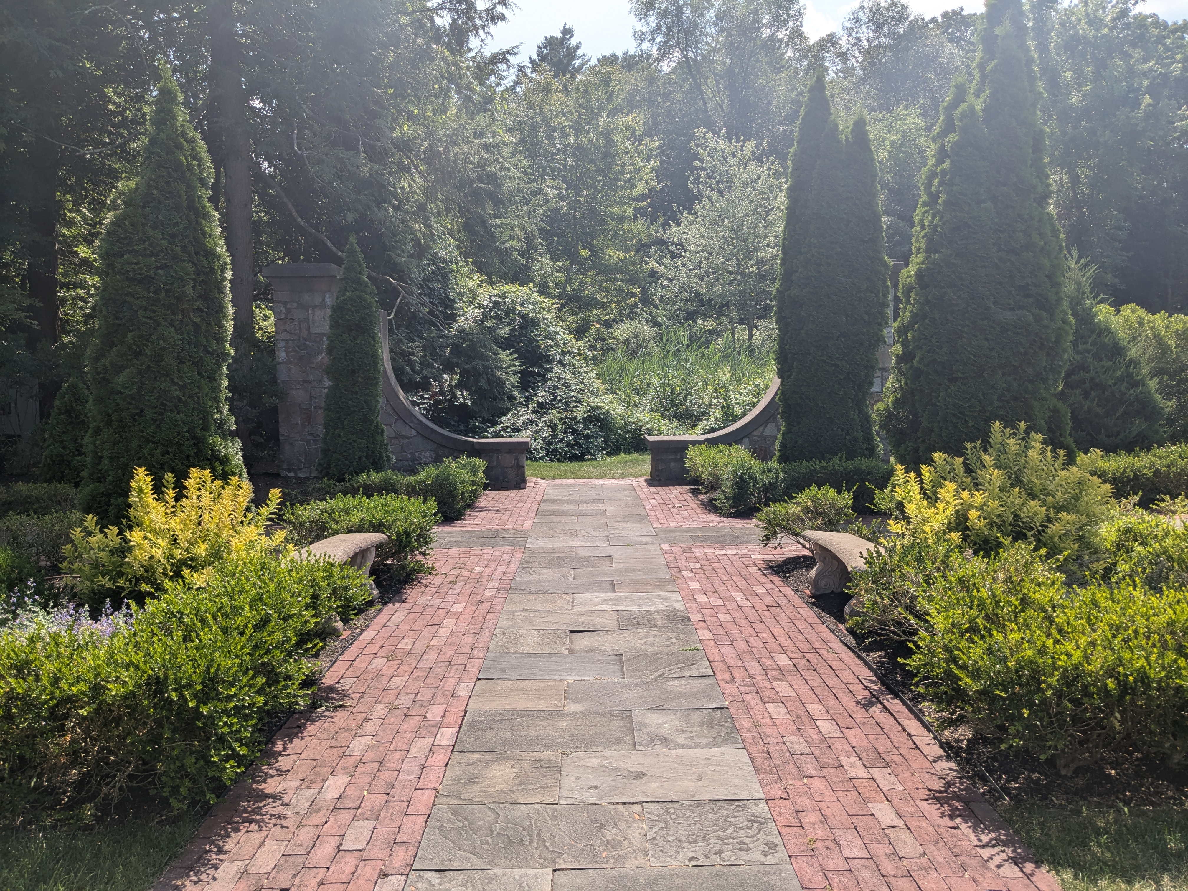 Garden west view