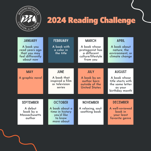 Massachusetts Center for the Book Reading Challenge promotional image