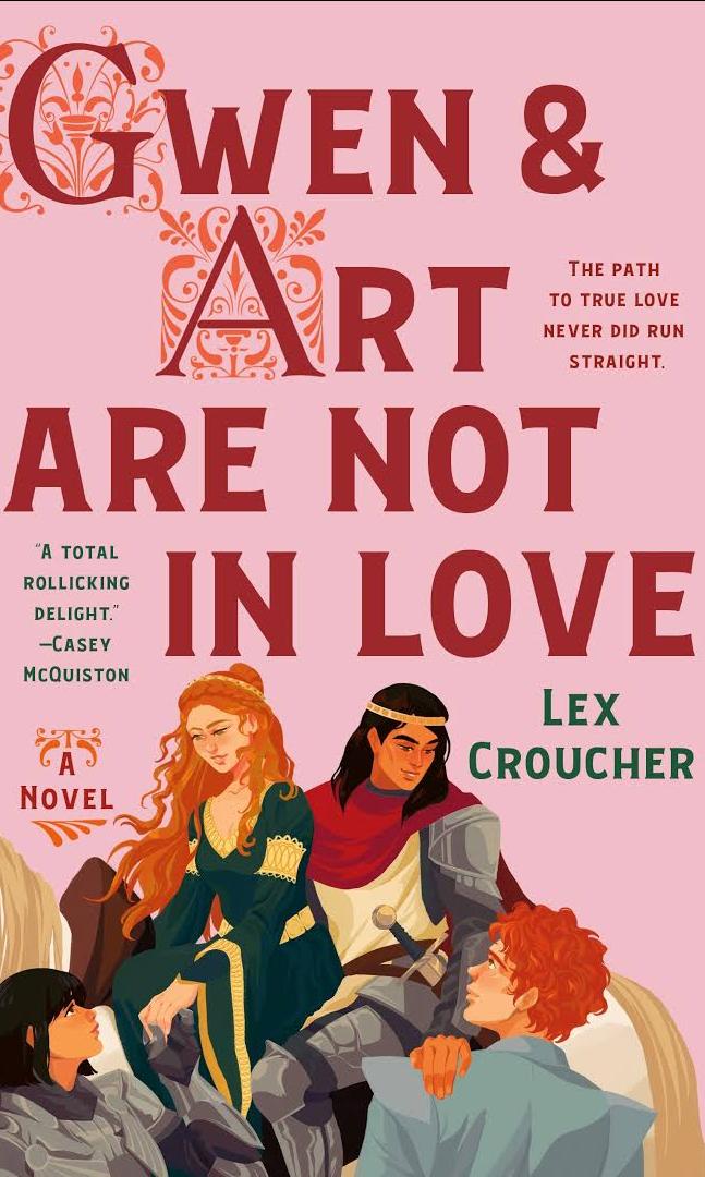 Book Cover of Gwen and Art are Not In Love by Lex Croucher