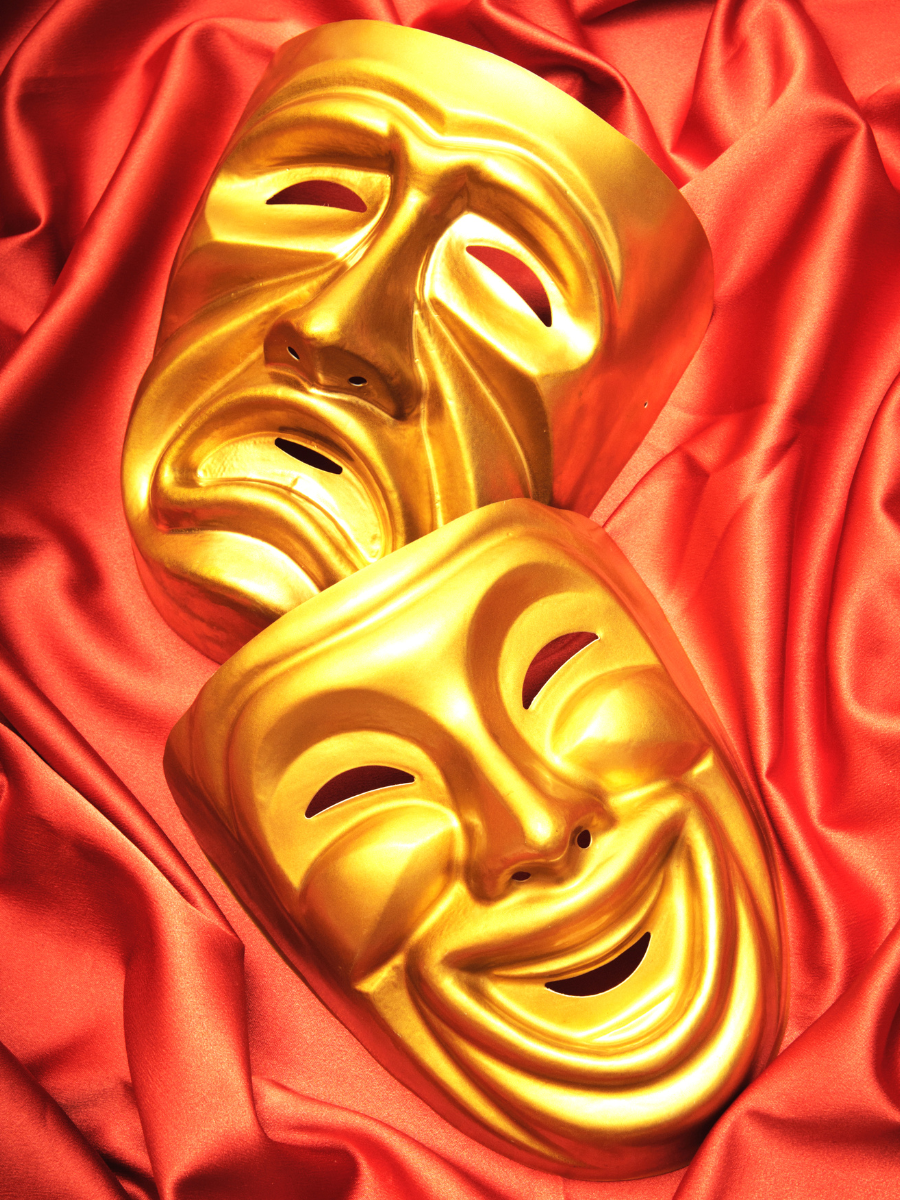 Theater Happy/Sad Masks