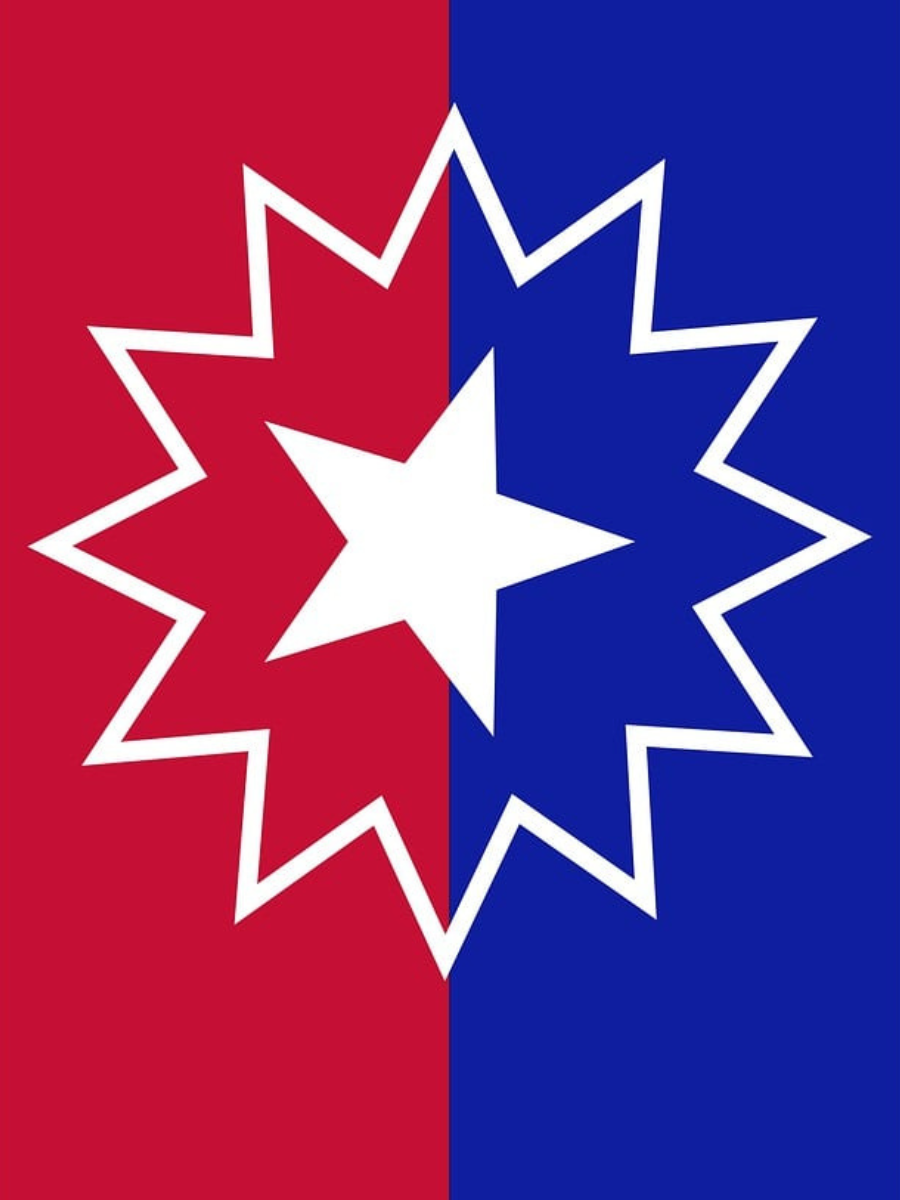 Juneteenth flag (vertical)
