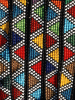 diamond-patterned beadwork