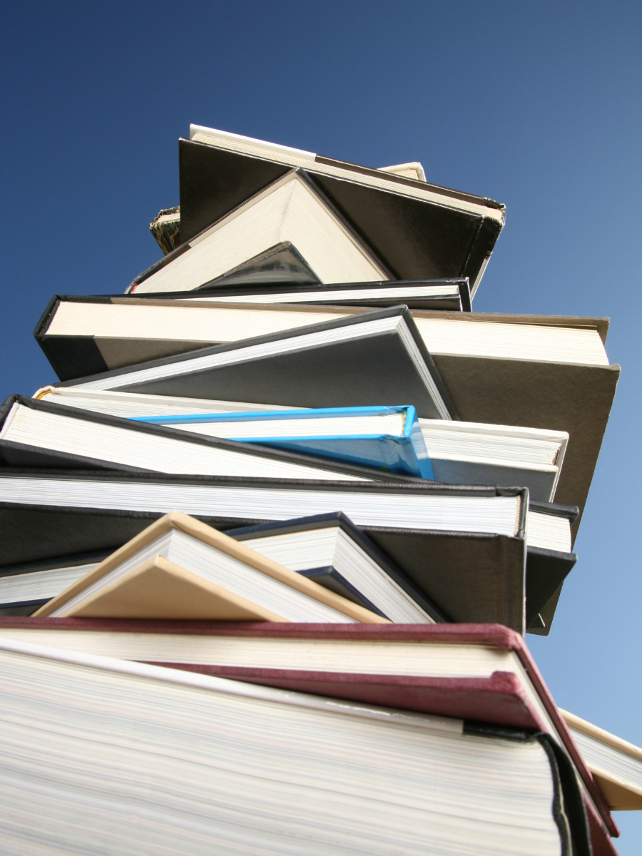 tower of books